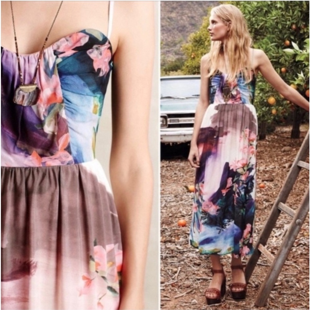 Anthropologie Corey Lynn Calter Daybreak Midi Dress Women’s Sweetheart Tank 6